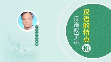 汉语的特点和汉语教学法（限时免费）